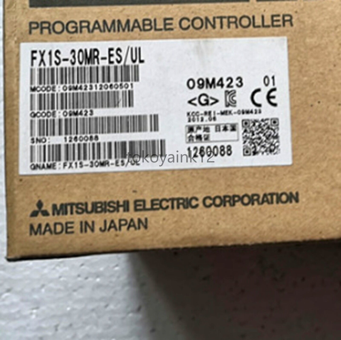 MITSUBISHI FX1S-30MR-ES/UL Program Controller - MITSUBISHI