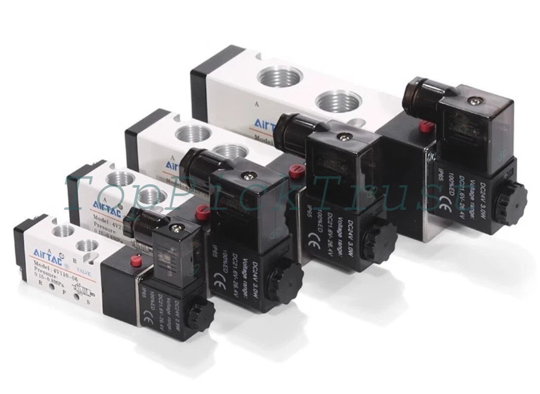 1pcs AirTAC Solenoid Valve 4V210-08C AC110V 4V21008C