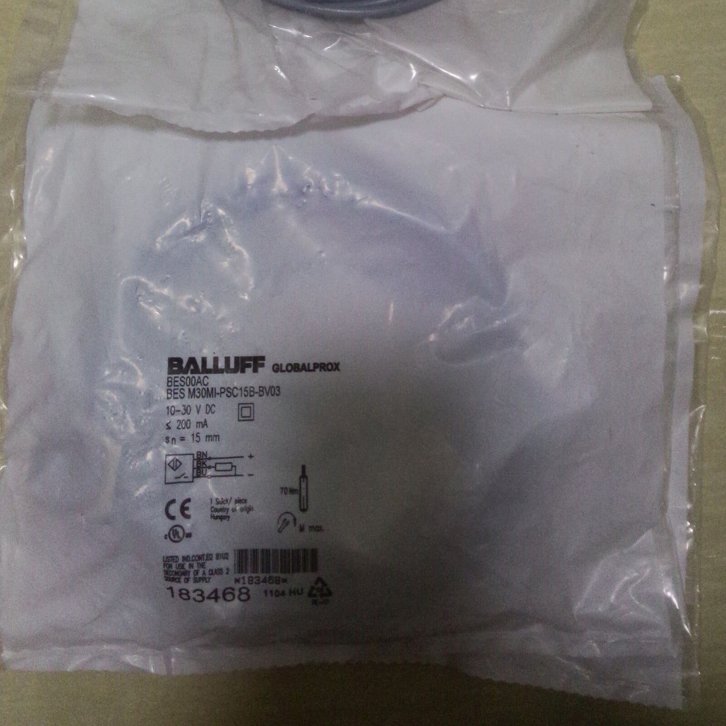 1PC BES M30MI-PSC15B-BV03 Sensor - BALLUFF