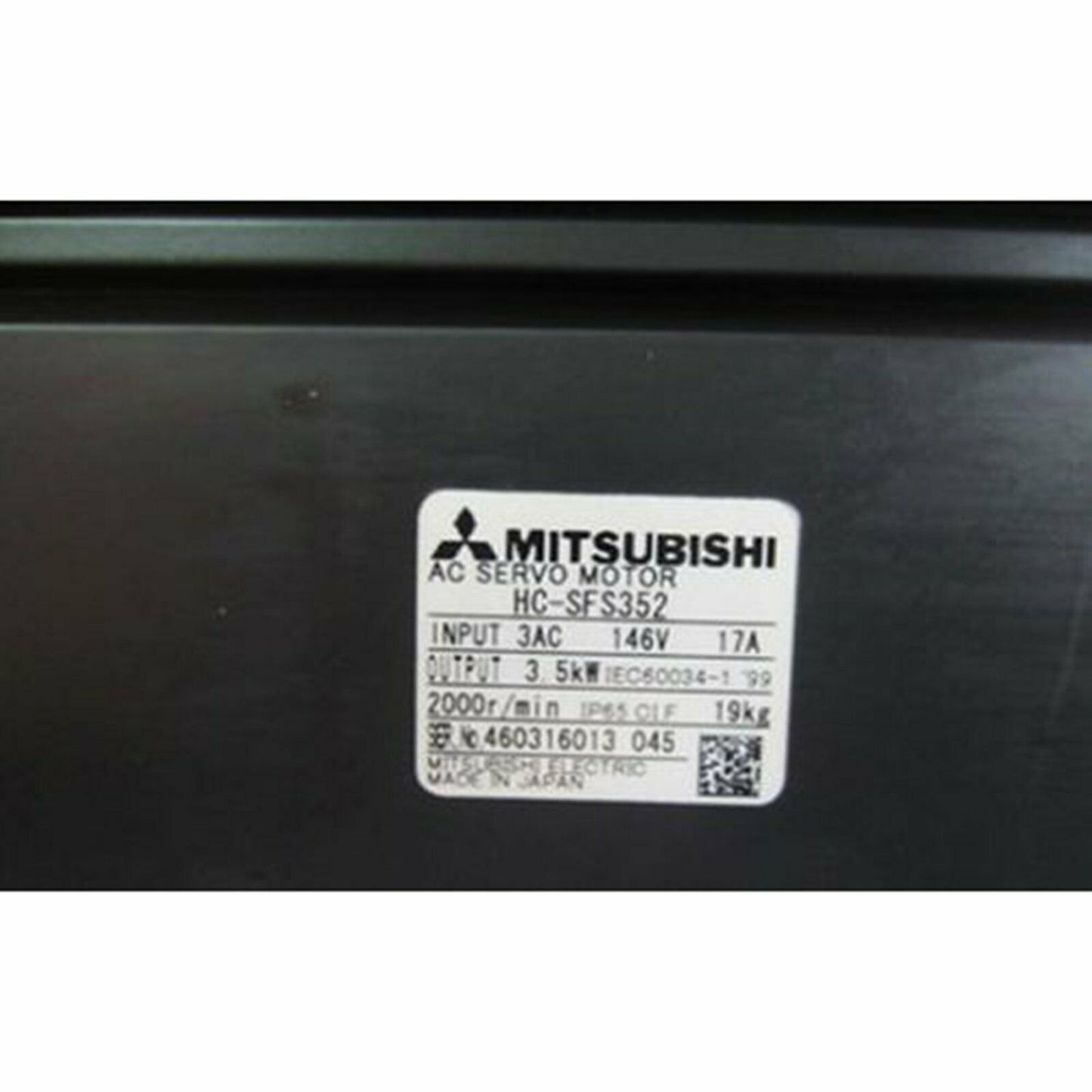 Mitsubishi HC-SFS352 AC Servo Motor One Year - MITSUBISHI