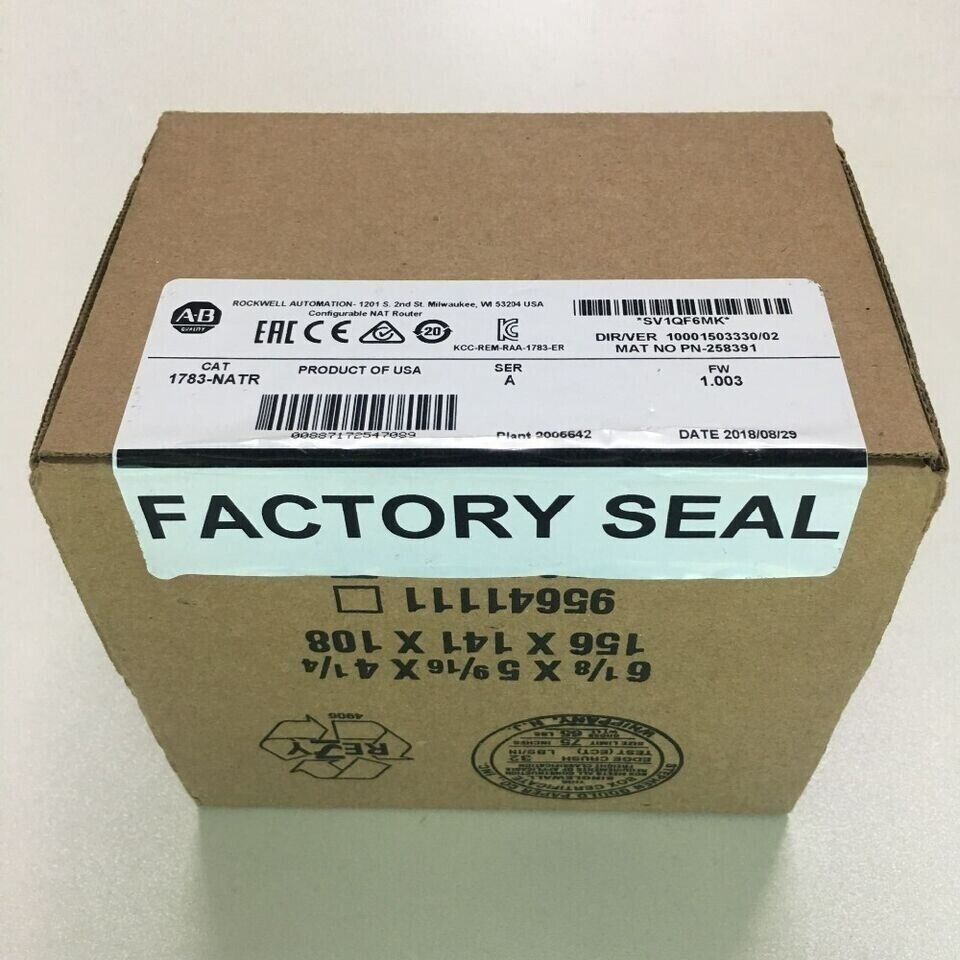 New Allen Bradley 1783-NATR SER A Configurable NAT Router Module Factory Sealed - KOEED