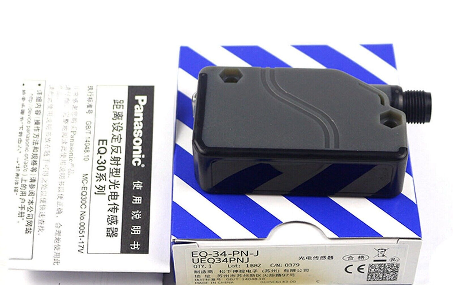 PANASONIC SUNX EQ34PNJ Reflective Photoelectric Sensor - PANASONIC