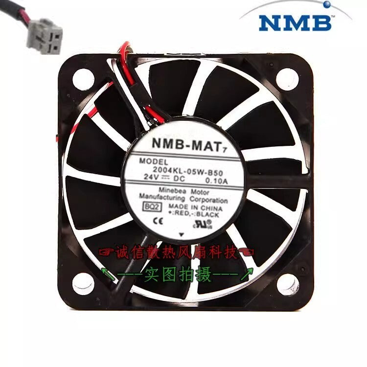NMB 2004KL-05W-B50 24V 0.10A 50*50*10MM 3-Wire Inverter Cooling Fan