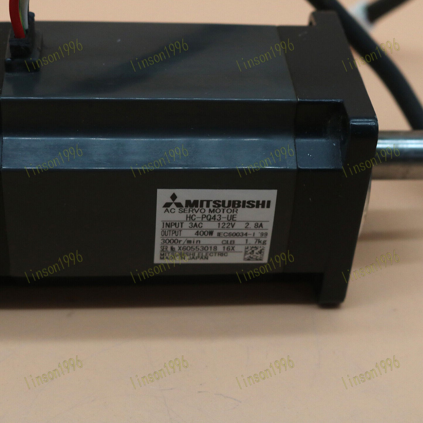 Mitsubishi HC-PQ43-UE Used Servo Motor - MITSUBISHI