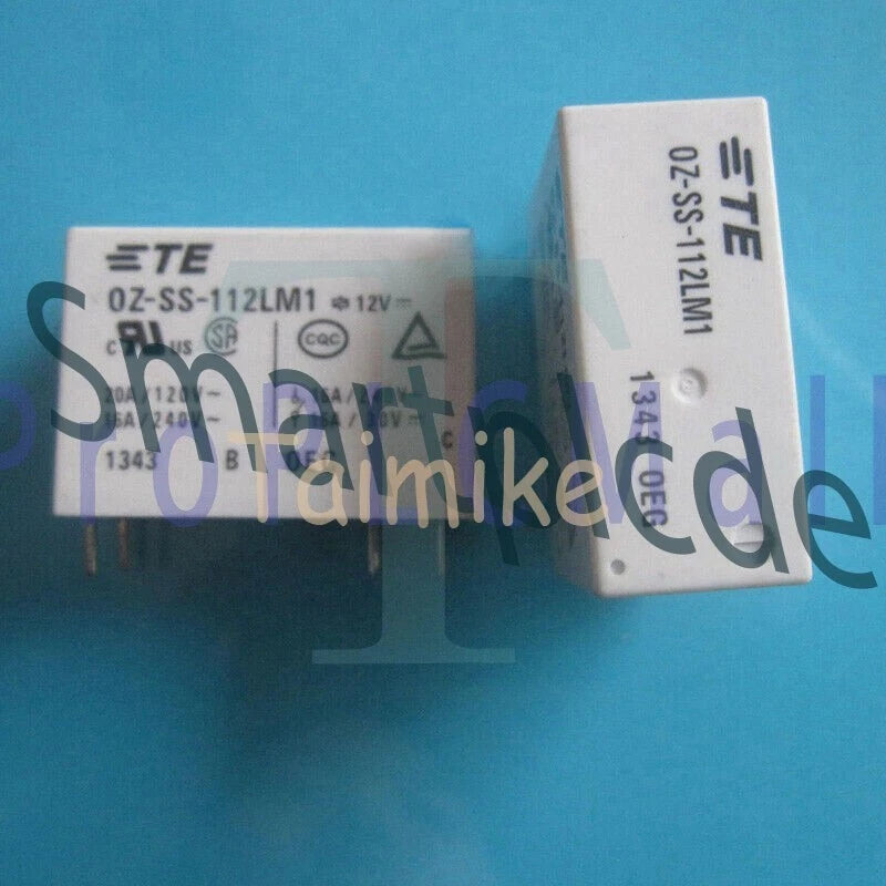 TE OZ-SS-112LM1 Power Relay 6 Pins 12VDC 16A 10Pcs ~