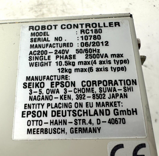used Epson RC180 Robot Controller - EPSON