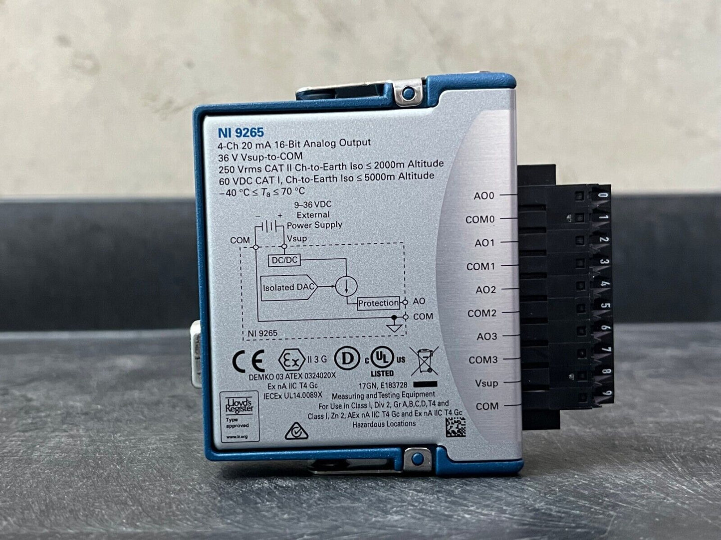 National Instruments NI 9265 cDAQ Analog Current Output Module - NATIONAL INSTRUMENTS