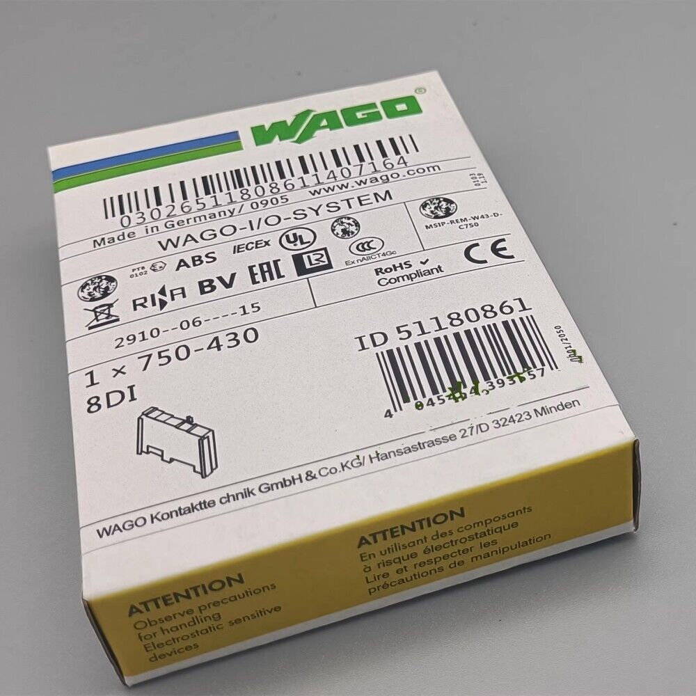 WAGO 750-430 Module: Professional Component for Industrial Applications - WAGO