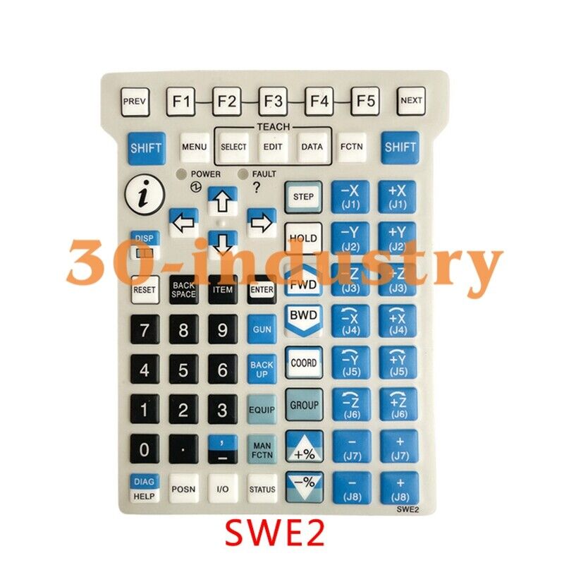 Membrane Keypad for FANUC A05B-2255-C101#ESW SWE2 Teach Pendant - FANUC