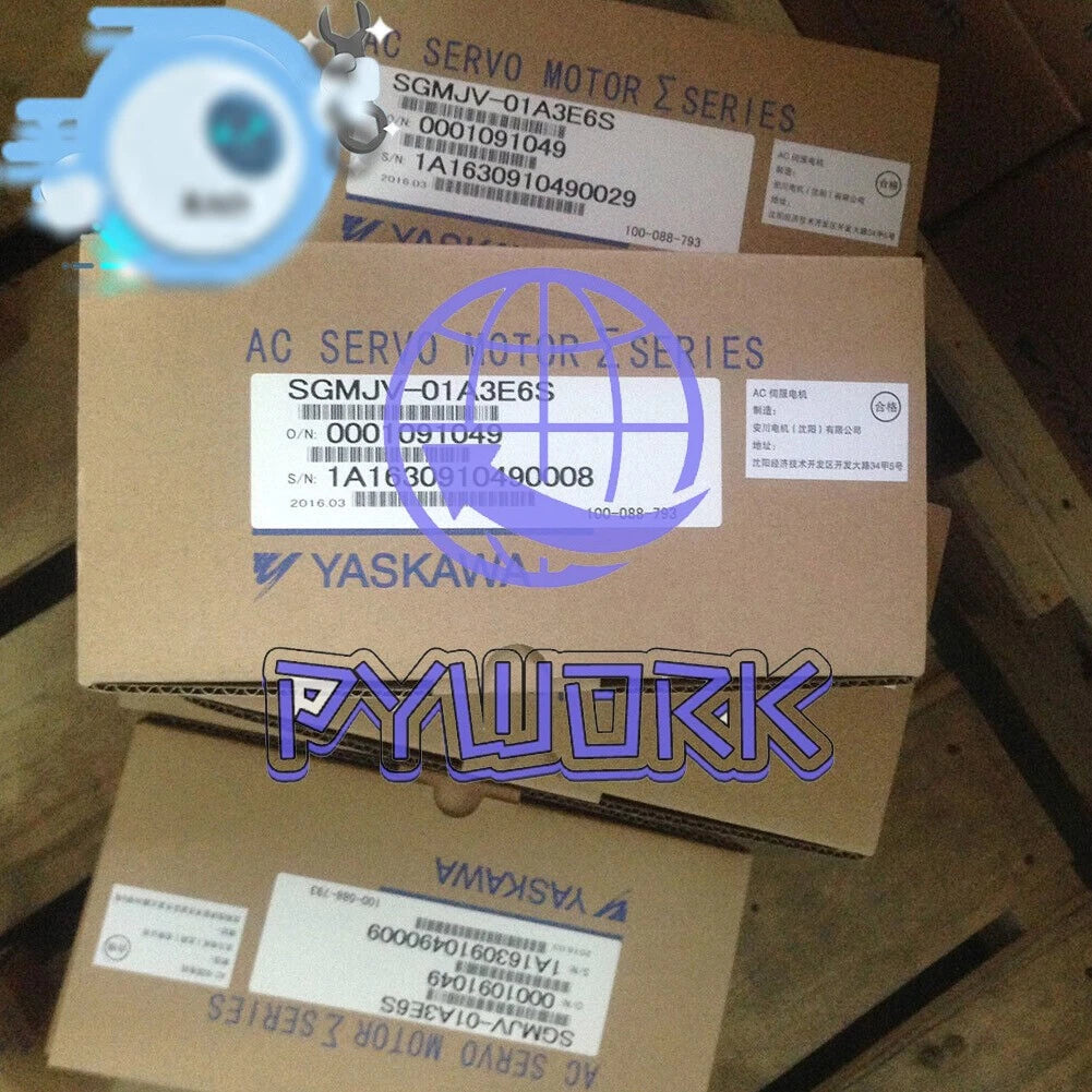1PCS Yaskawa Servo Motor SGMJV-01A3E6S