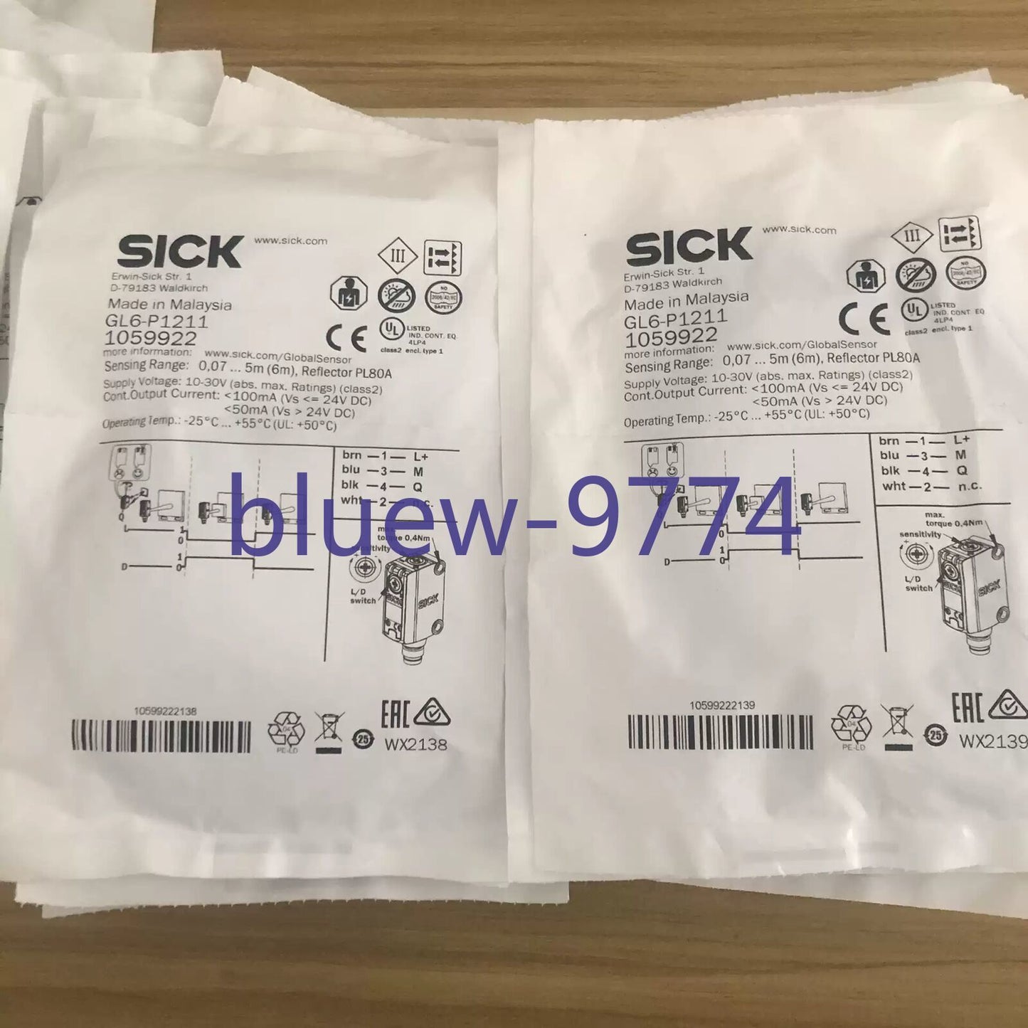 New SICK GL6-P1211 - SICK