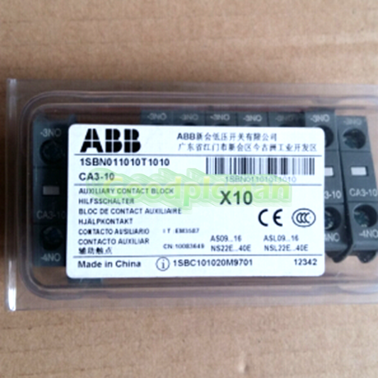 10Pcs/Box ABB CA3-10 Contactor Auxiliary Contact /
