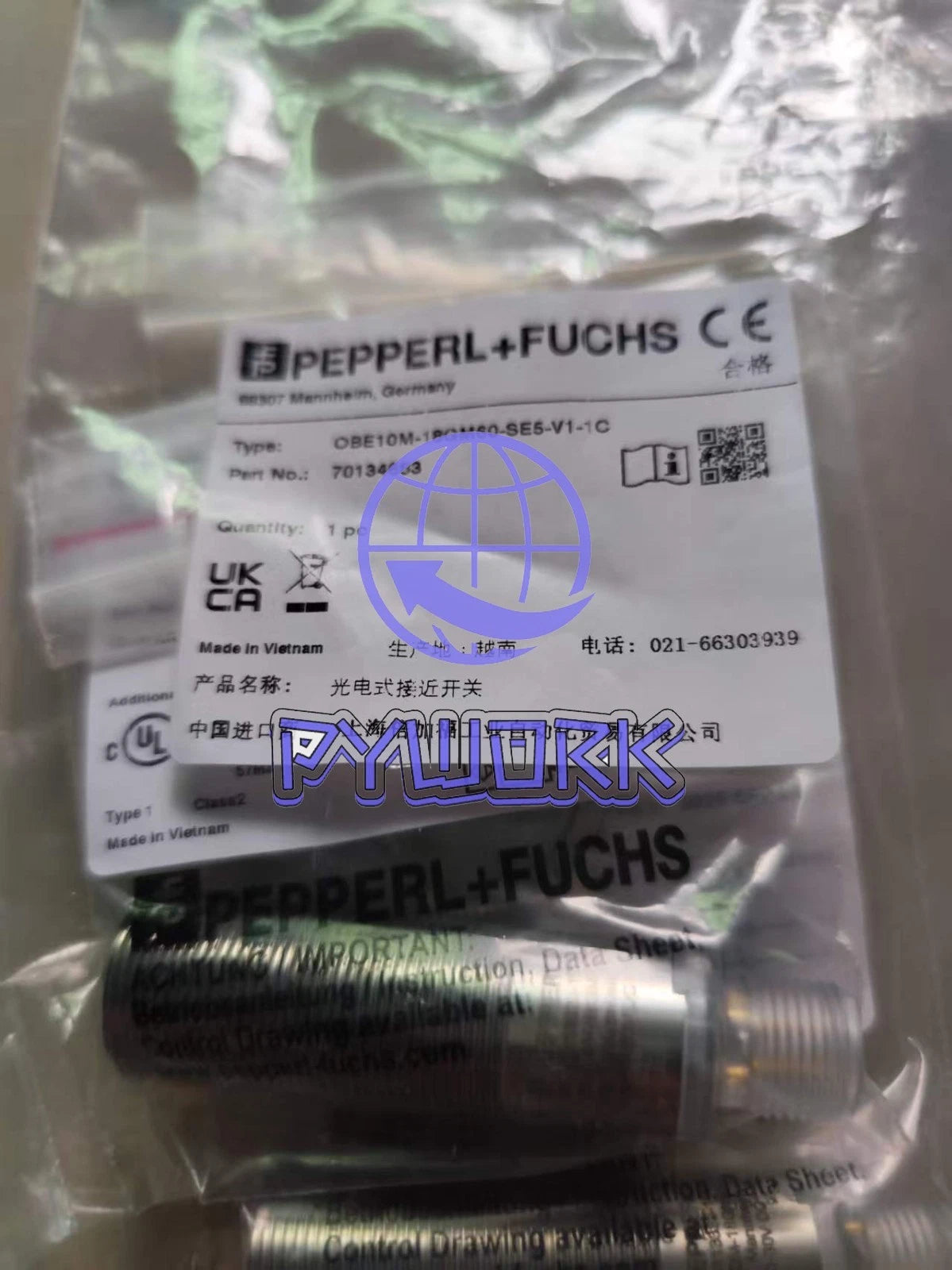 1PCS Pepperl + Fuchs OBE10M-18GM60-SE5-V1-1C photoelectric switch sensor
