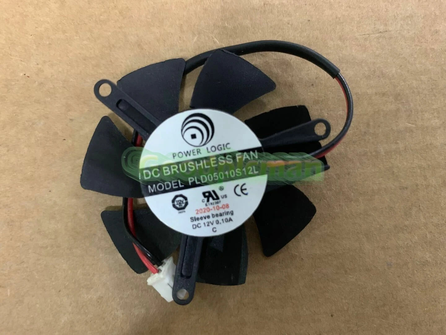 1X PLD05010S12L (DF0501012SEE2C T125010SL) 2 Pin 45mm Fan ATI nVIDIA Video Card