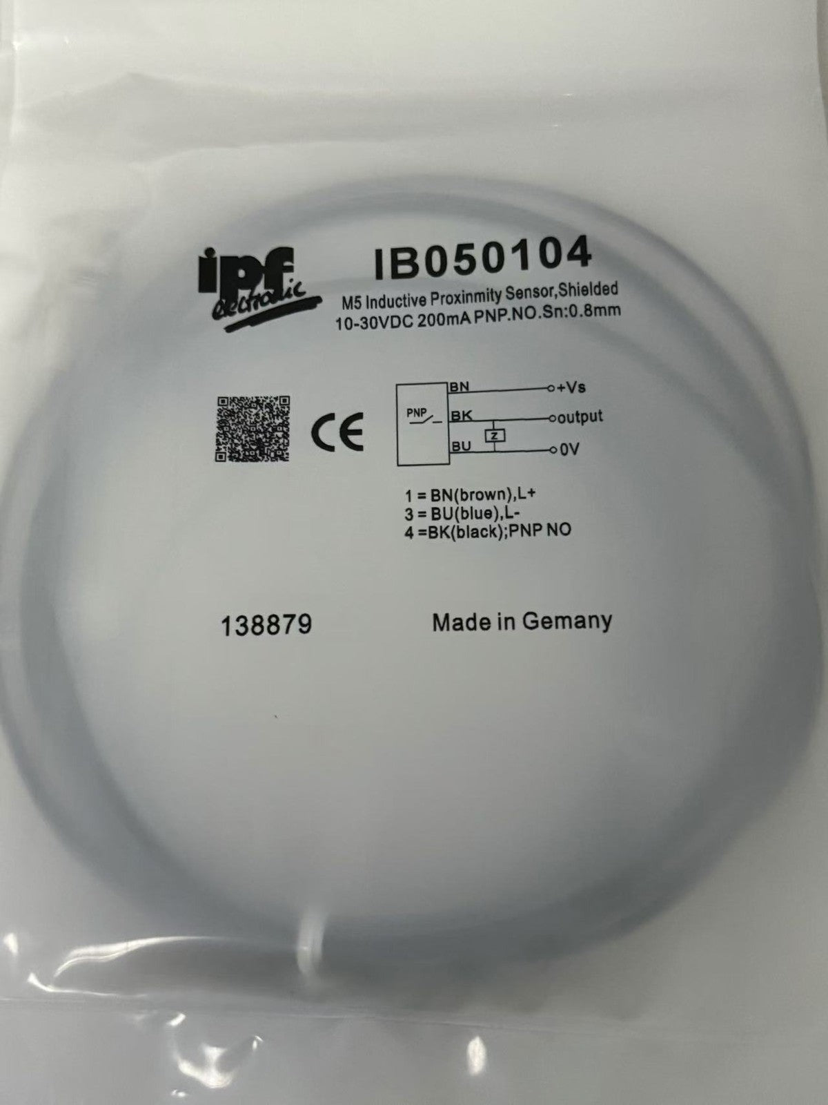 1PC FIT FOR IPF replacement Proximity switch IB050104