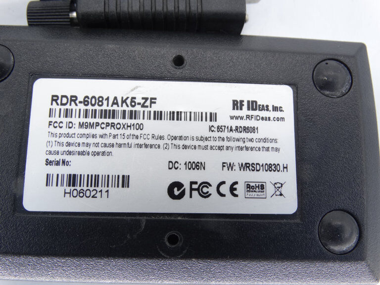 RF IDEAS RDR-6081AK5 Barcode Scanner - RF IDEAS