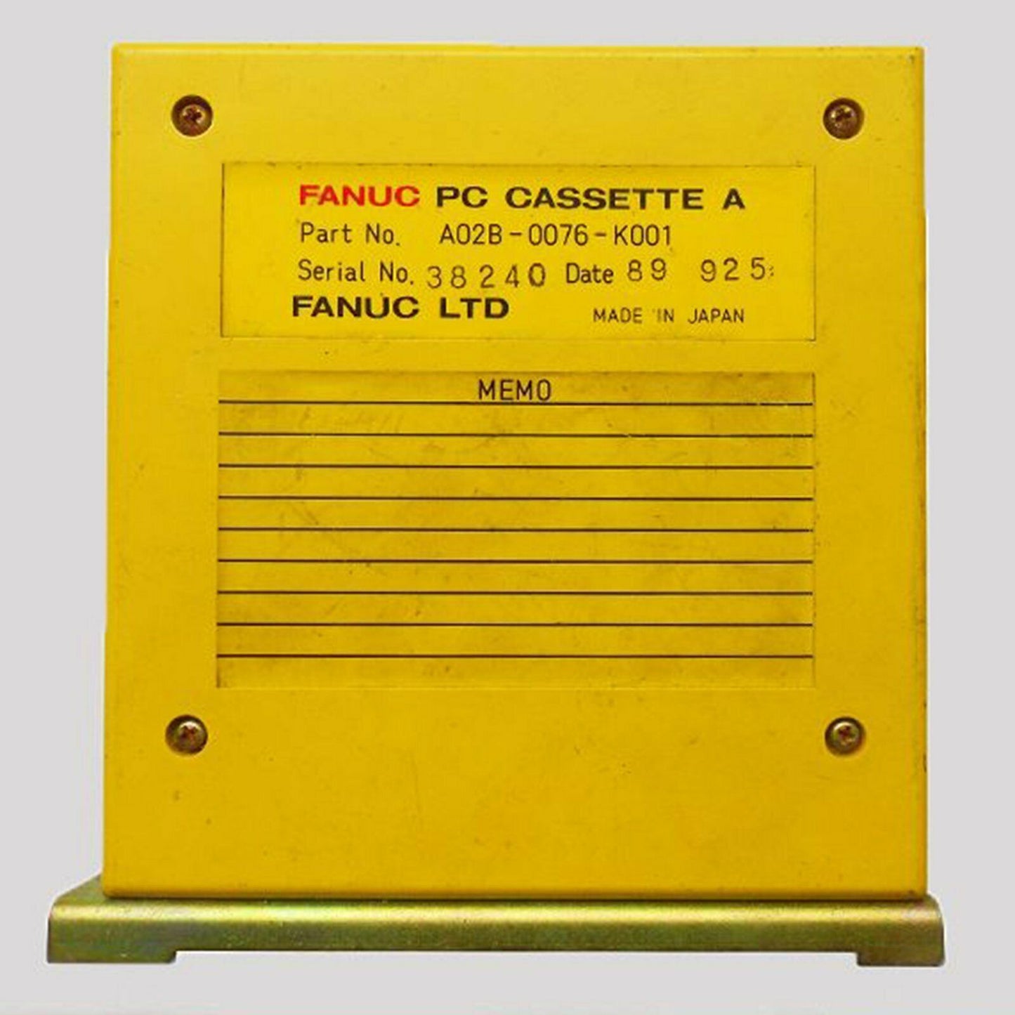 used Fanuc A02B-0076-K001 PC Cassette Tested in Good Condition - FANUC
