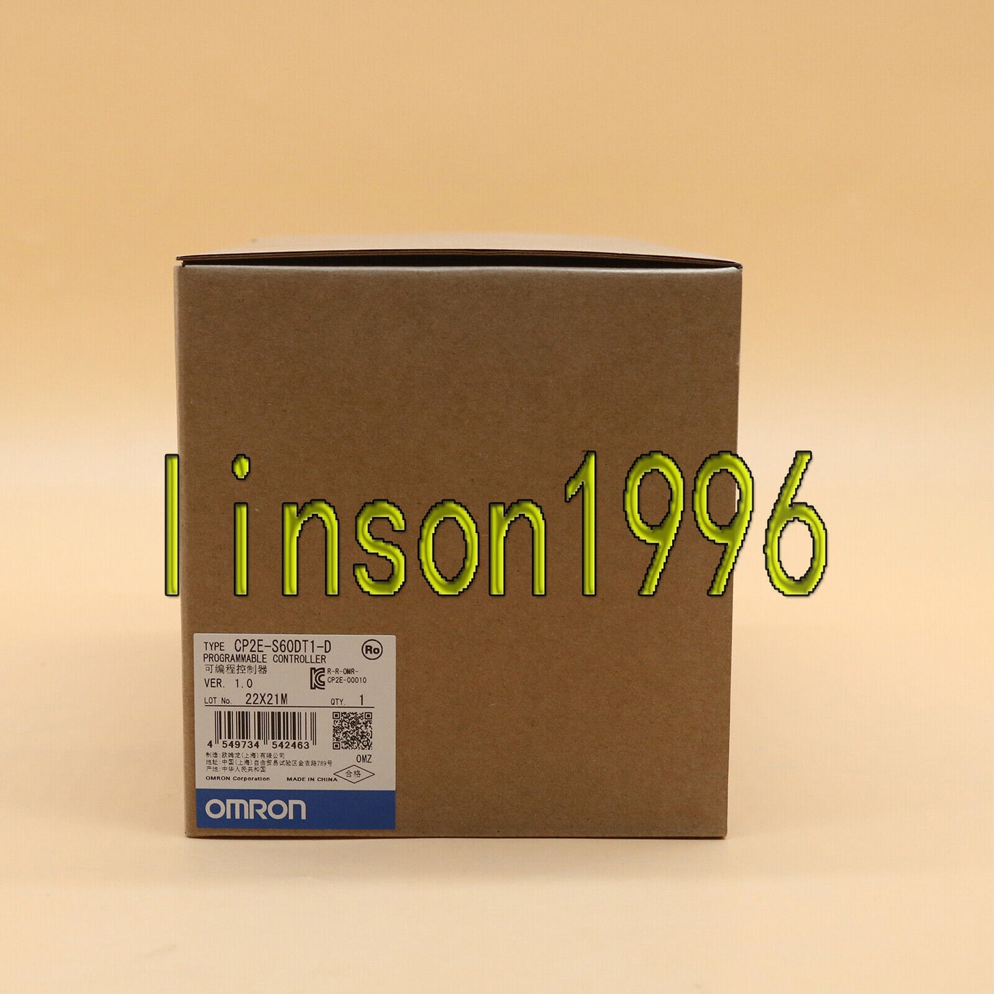 OMRON CP2E-S60DT1-D programmable controller with Free Shipping - OMRON