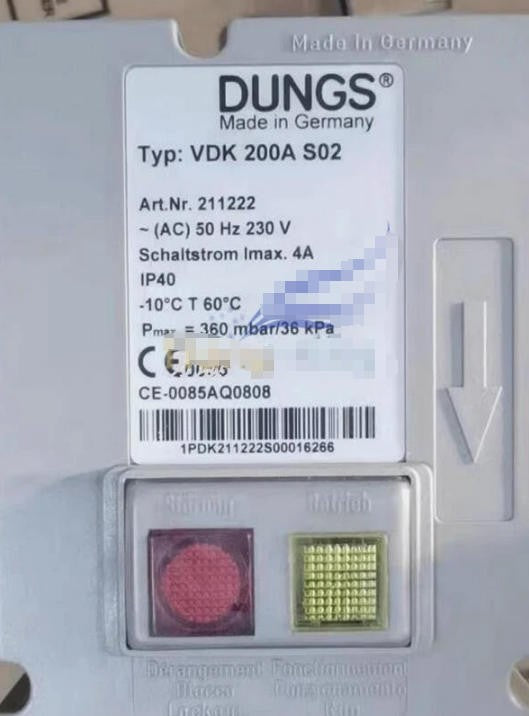 Dungs Gas Leak Controller VDK200AS02 VDK 200A S02