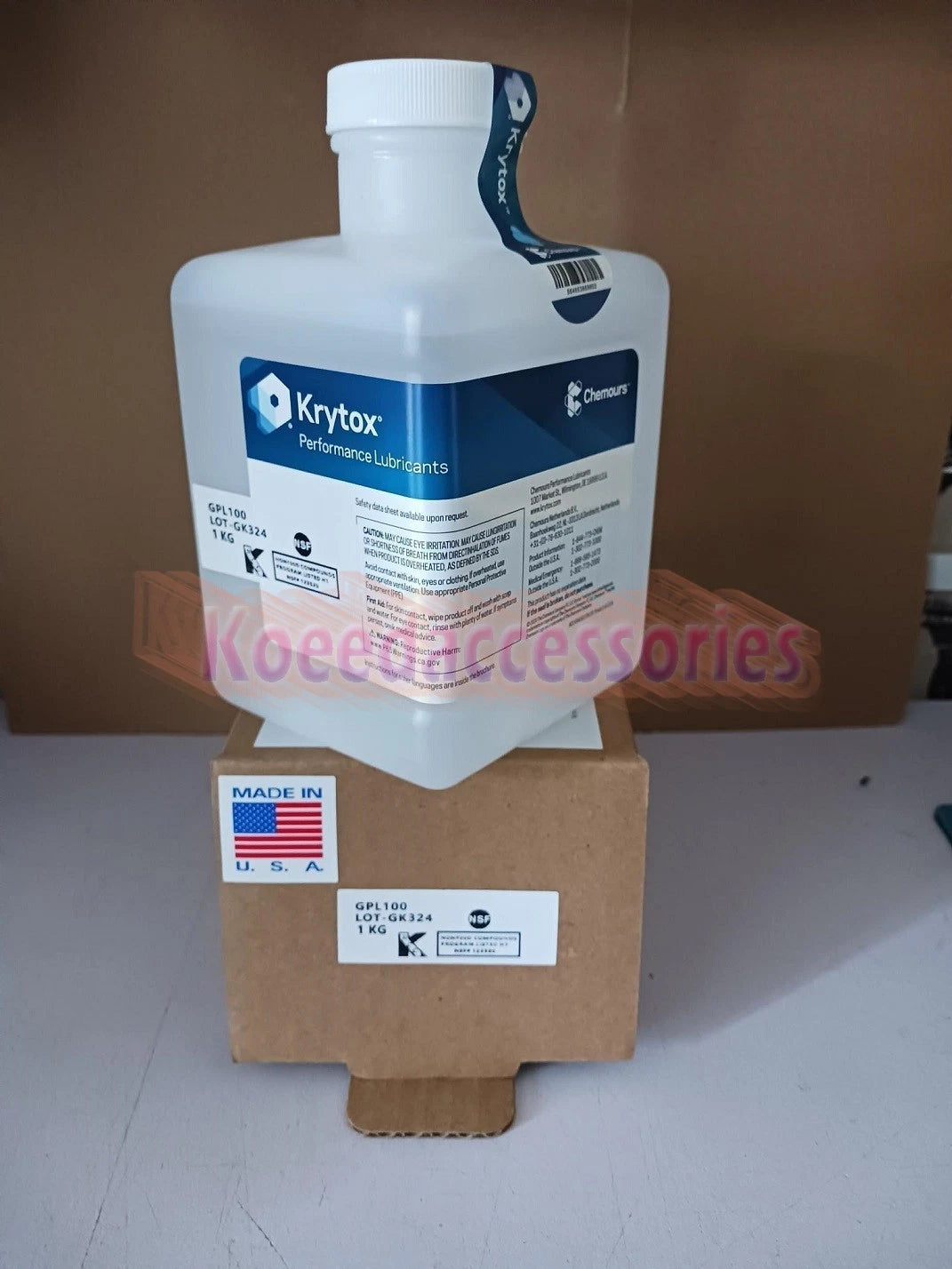 Chemours DUPONT Krytox Lubricants GPL100 1Kg ( 35.3 OZ) #US