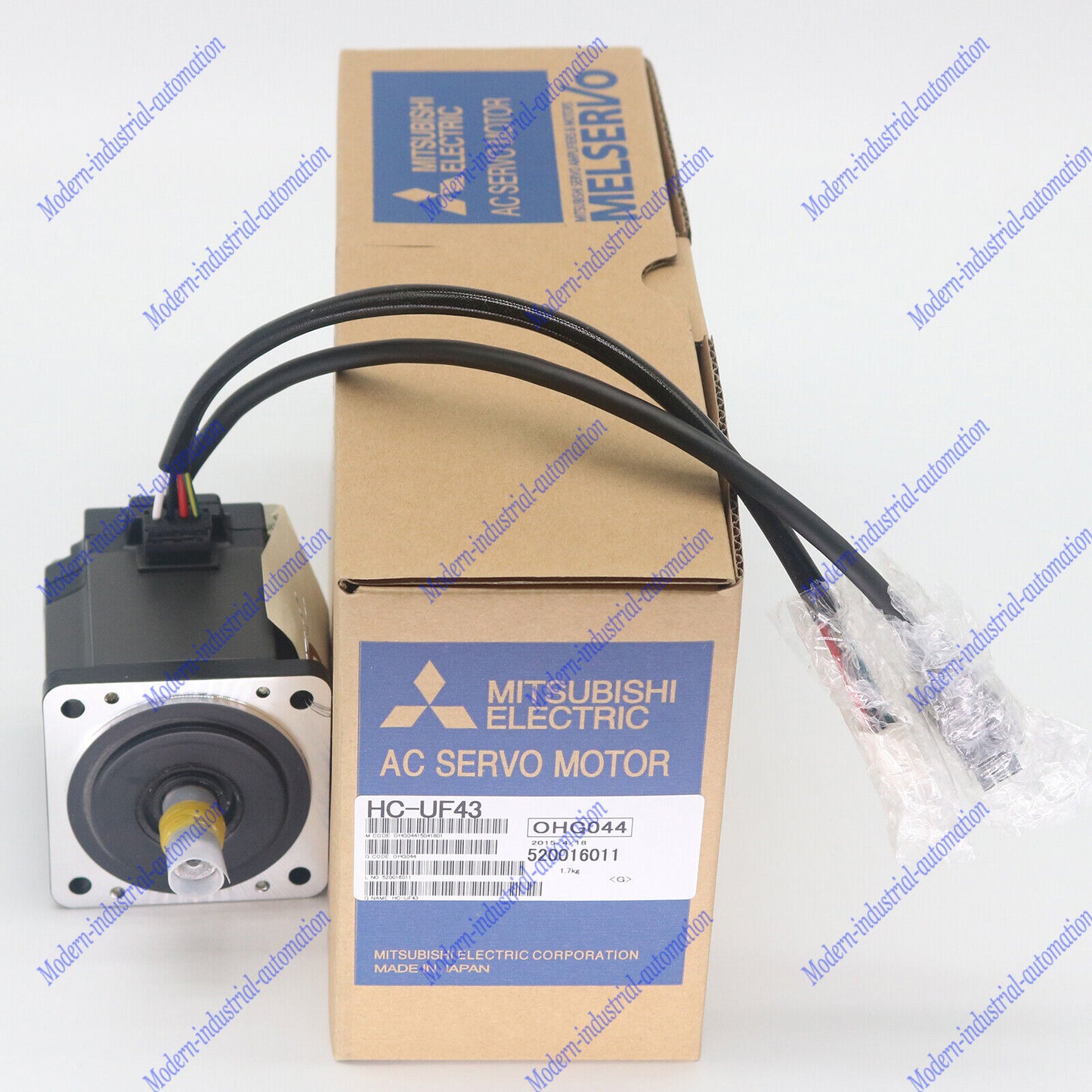 new Mitsubishi In Box HC-UF43 Servo Motor HCUF43 One year - MITSUBISHI