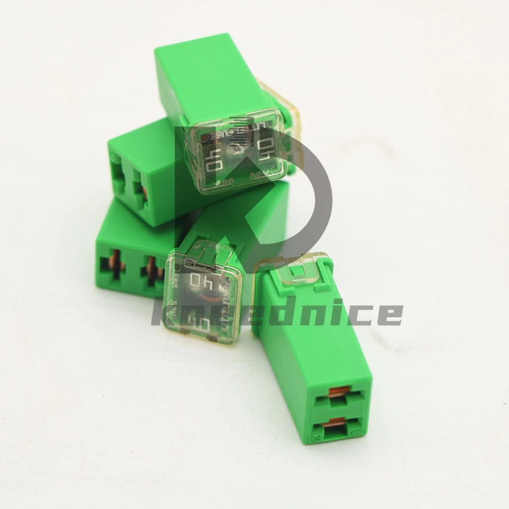 5PCS 0495040 Littelfuse 495 Square Car Fuse 40A 32V JCASE Cartridge Fuse