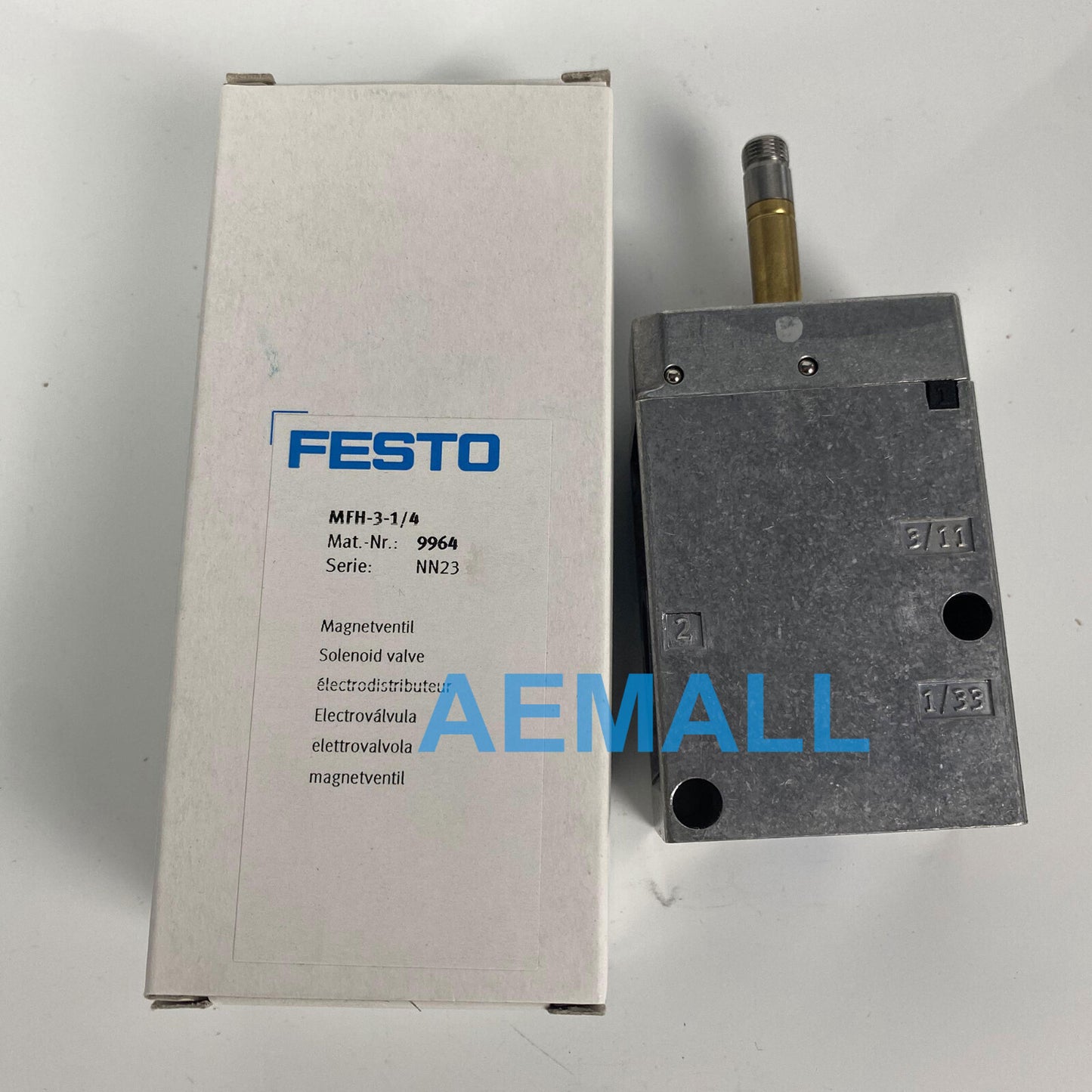 1pcs Festo MFH-3-1/4 9964 Air Solenoid Valve