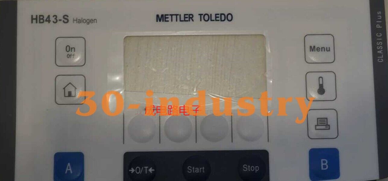 Mettler Toledo HB43-S Membrane Keypad for Moisture Meter - METTLER TOLEDO