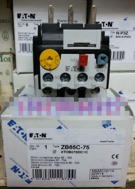 Eaton Moeller ZB65C Series ZB65C-10,16,24,40...75 Overload Relay