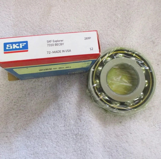 SKF 7310 BECBY single row angular contact ball bearing 1PCS #DW