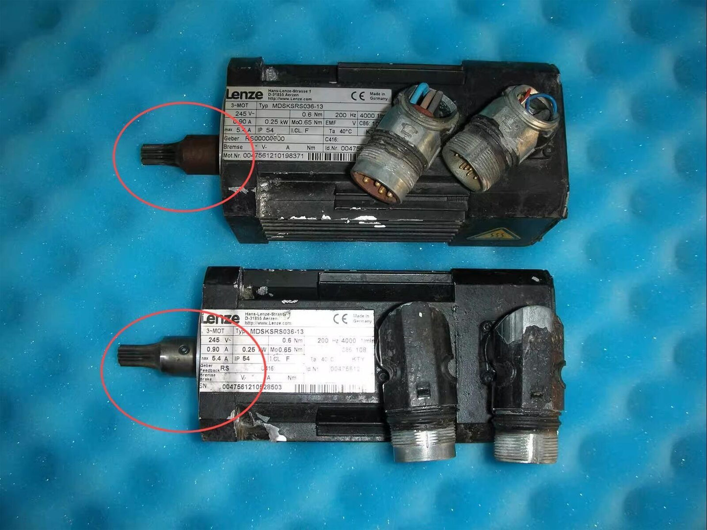 LENZE MDSKSRS036-13 Servo Motor – Used & Tested - LENZE