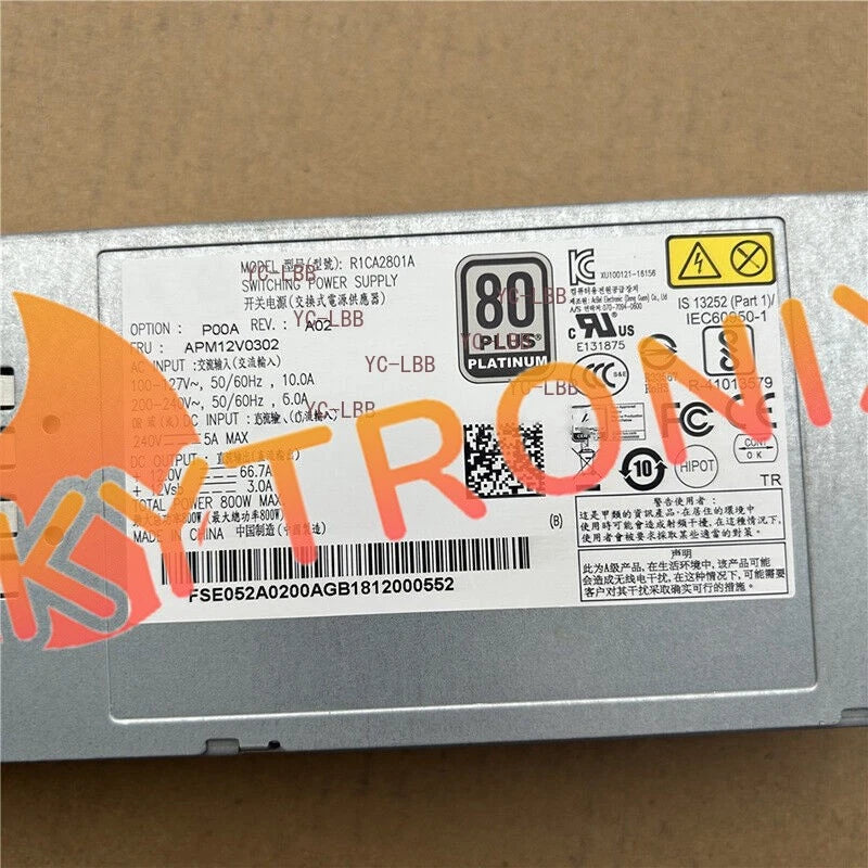 1PC For R1CA2801A 800W PSU Server Switching Power Supply