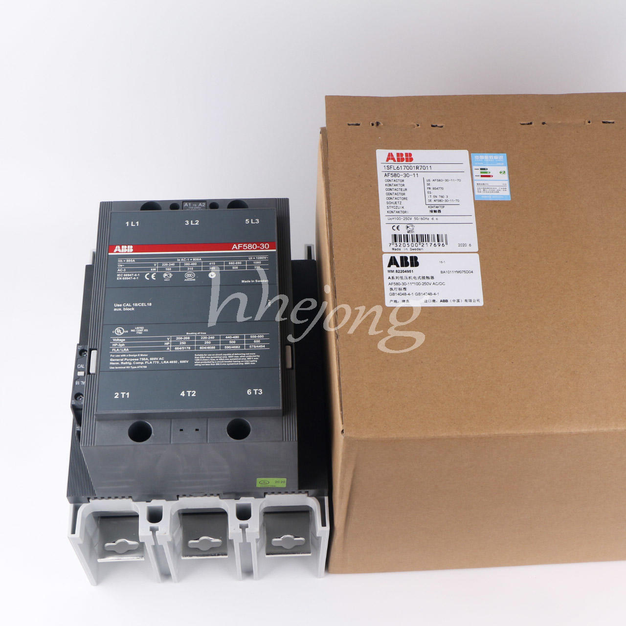 new 1PCS ABB contactor AF580-30-11 1SFL617001R7011 100-250V - ABB