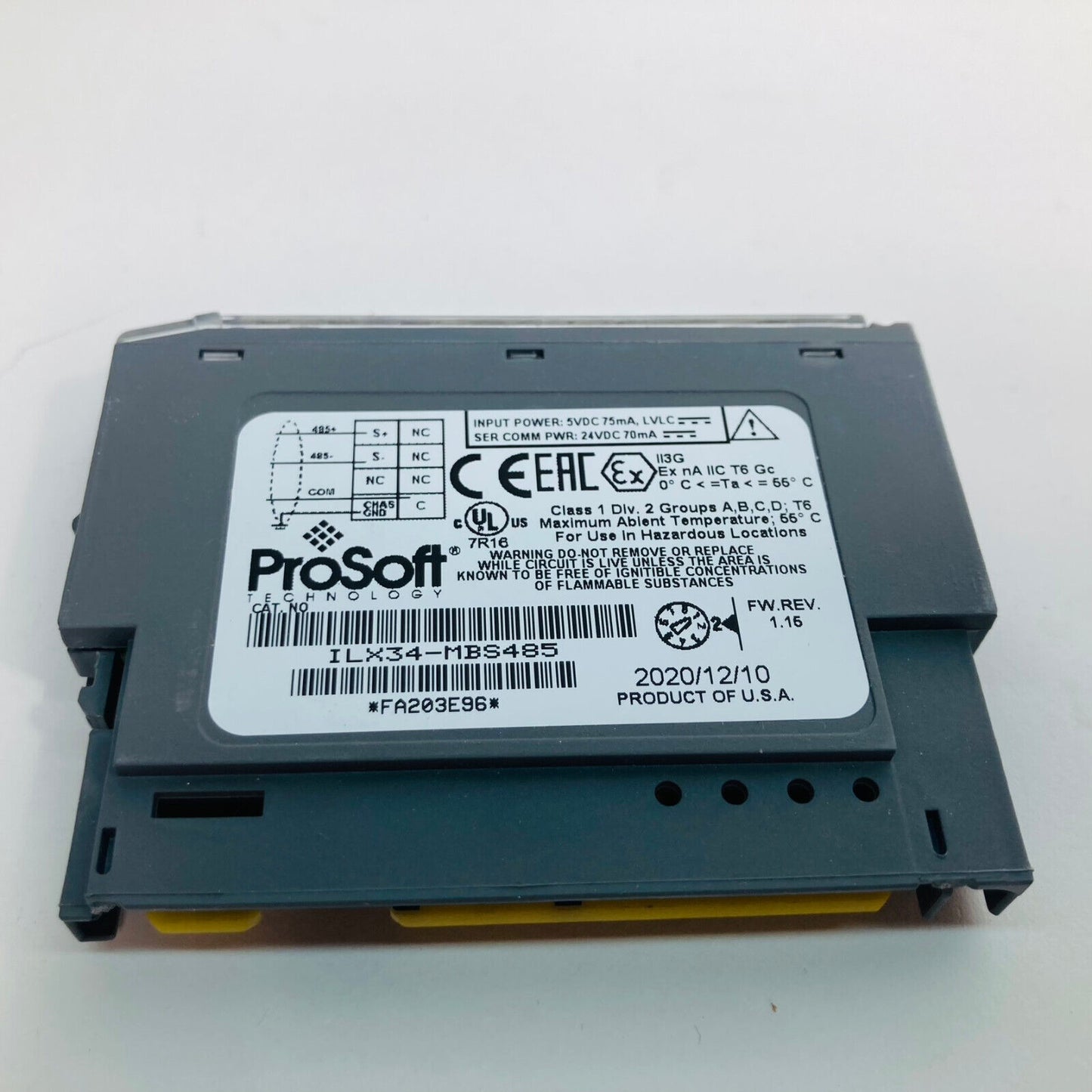 New ProSoft ILX34-MBS485 - PROSOFT