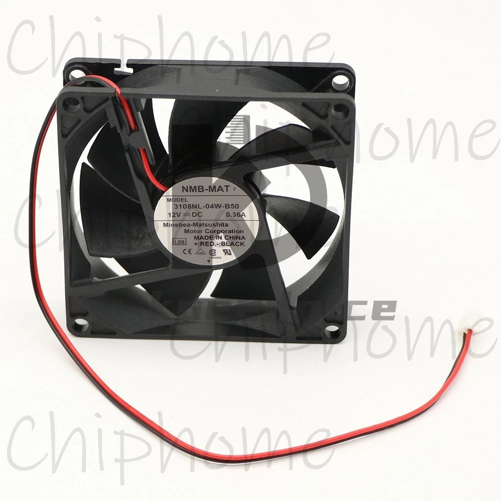NMB-MAT 8020 3108NL-04W-B50 DC12V 0.36A chassis power supply 8CM cooling fan