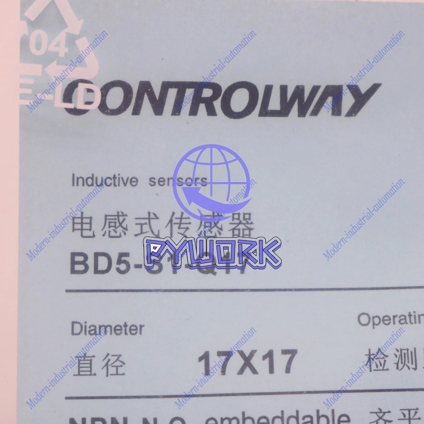 1pcs For CONTROLWAY BD5-S1-Q17 Inductive Proximity Switch Sensor#QW