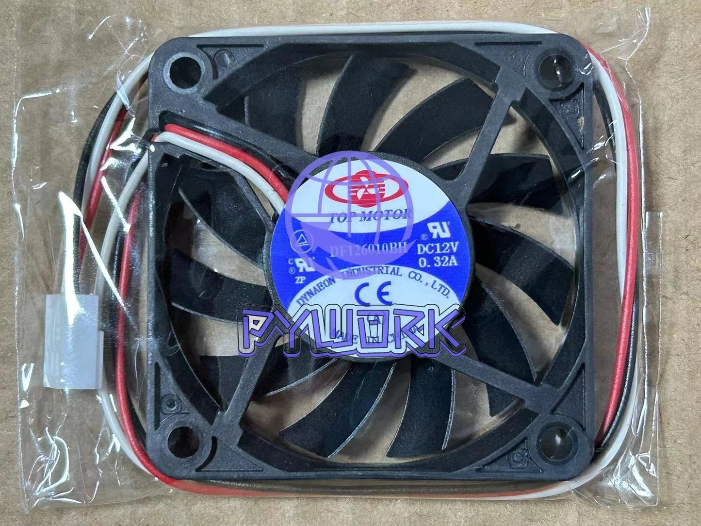 TOP MOTOR DF126010BH 6010 12V 0.32A 6CM cm gale volume chassis fan~