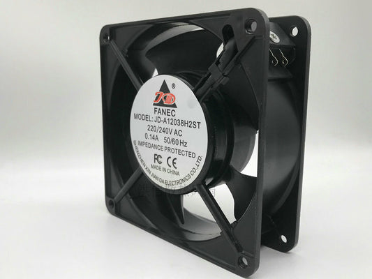 1pcs FANEC JD-A12038H2ST 220 240V 0.14A 12CM cabinet cooling fan
