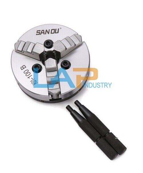 K01-100B 3 Jaw Lathe Chuck for CNC Wood Milling and Steel - KOEED