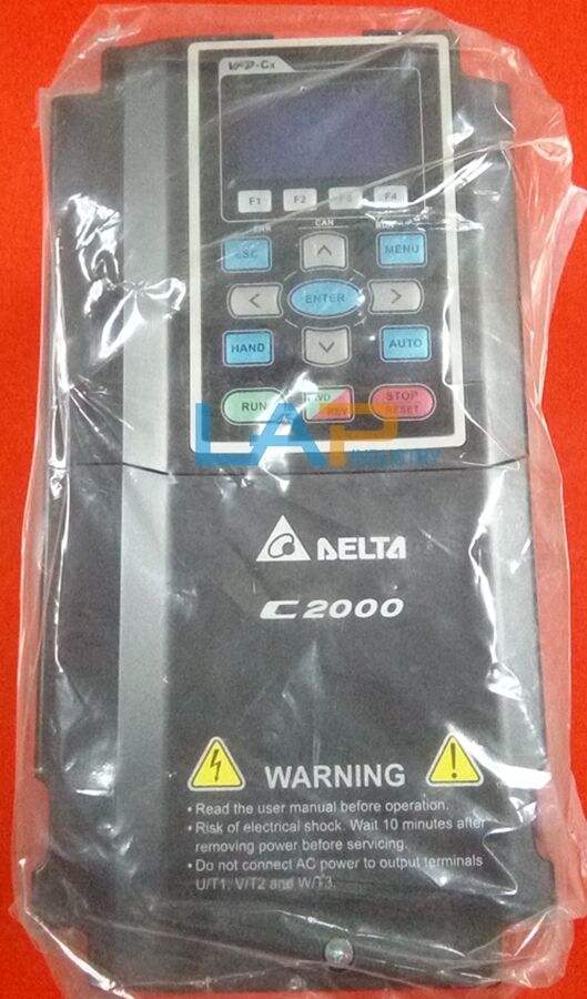 1-Phase 380V 0.75KW VFD Drive VFD007C43A - DELTA INVERTER