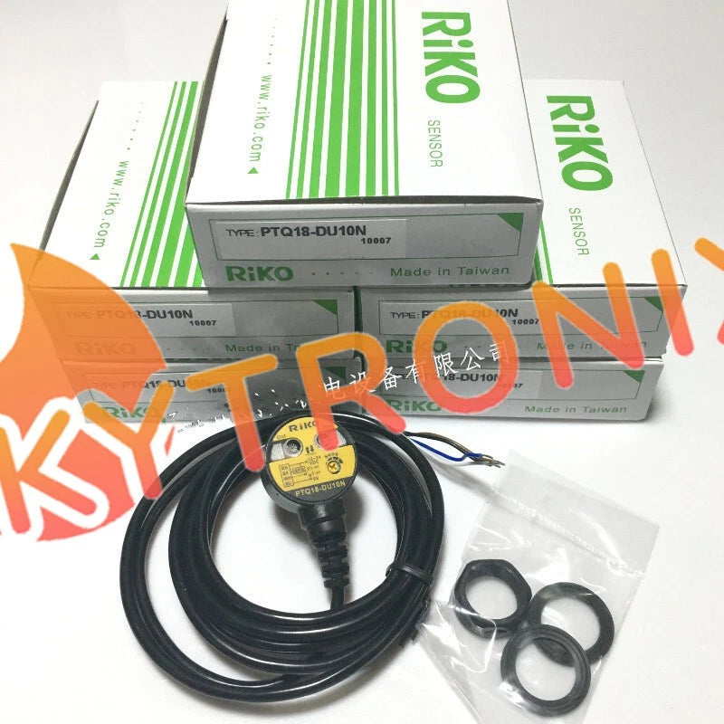 1 pcs RIKO PTQ18-DU10NP Photoelectric Sensor replace PTQ18-DU10N