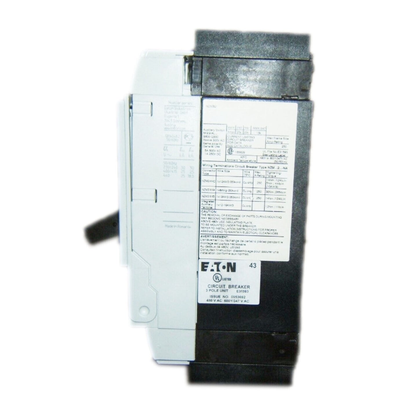 PC Eaton Moeller Circuit Breaker 259088 NZMB2-A160 3-Polig 160 A - EATON