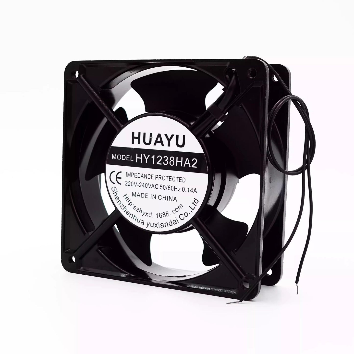 HUAYU HY1238HA2 12038 220V-240V 0.14A 12CM Axial Cooling Fan