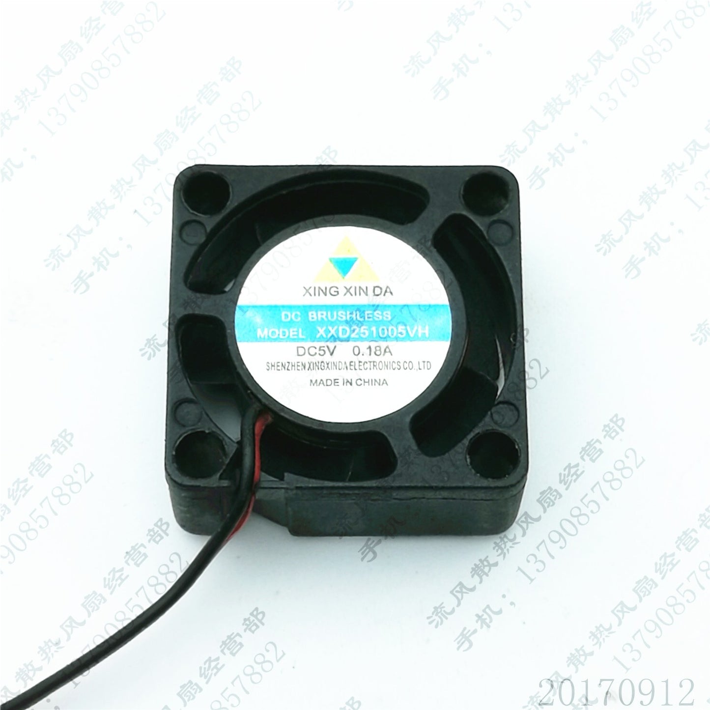 XING XIN DA XXD251005VH 2510 DC5V 0.18A 2.5CM 2-wire silent cooling fan