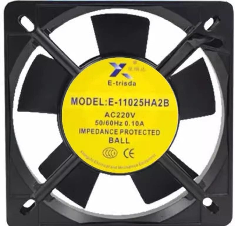 1PCS E-11025HA2B AC220V 0.10A Axial Cooling Fan