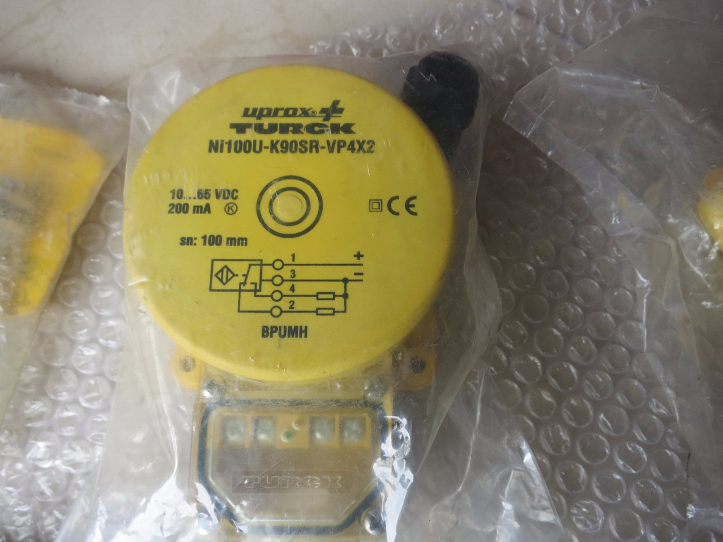 1PC TURCK INDUCTIVE SENSOR NI100U-K90SR-VP4X2