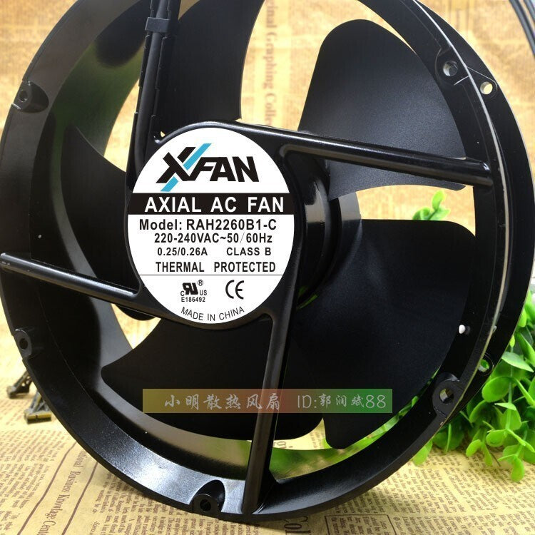 1PCS Round high temperature cooling fan RAH2260B1-C 220-240v 0.25/0.26A