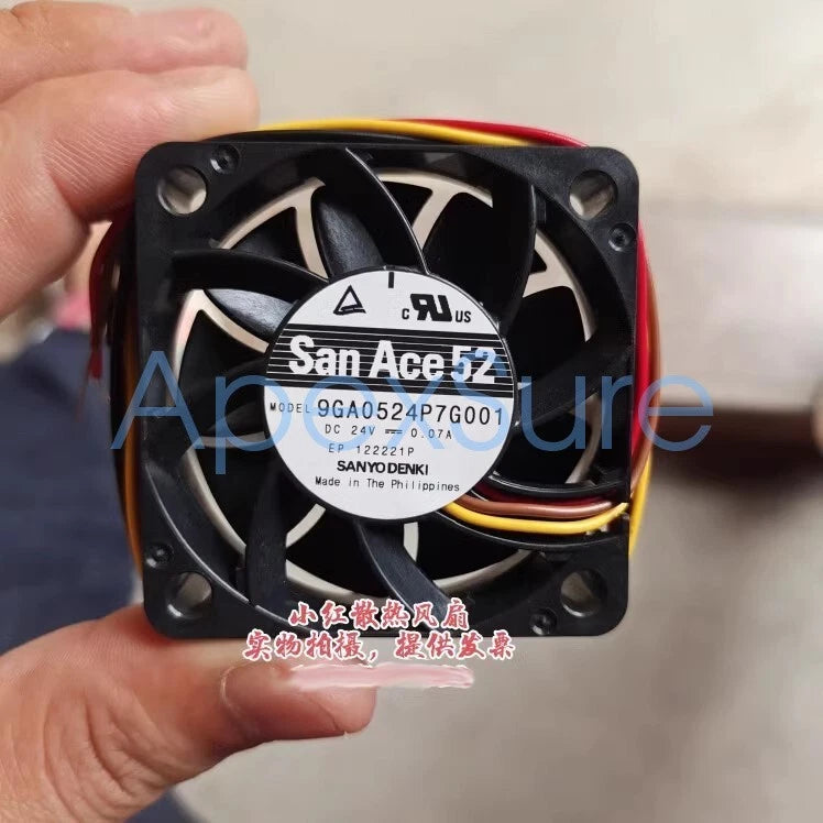 Sanyo 9GA0524P7G001 5CM 5015 24V 0.07A 4-wire cooling fan