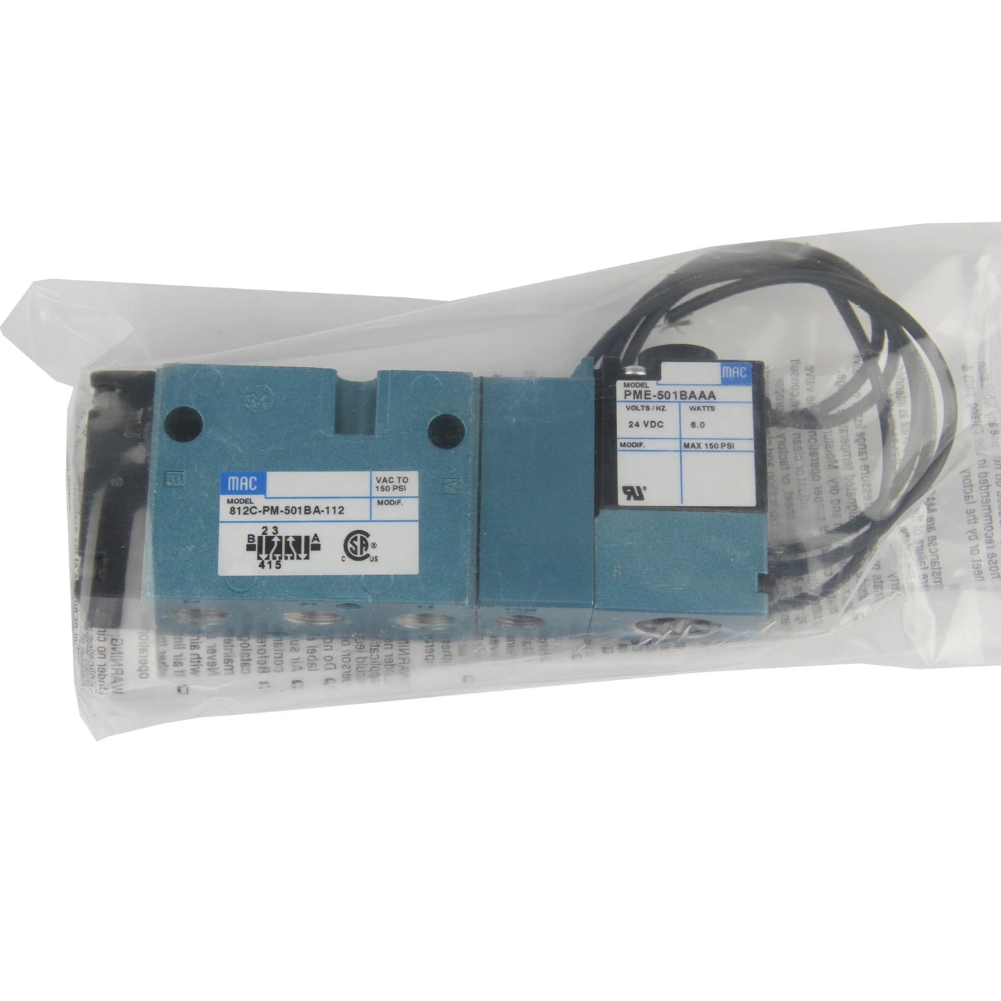 MAC 812C-PM-501BA-112 solenoid valve - US Stock#I
