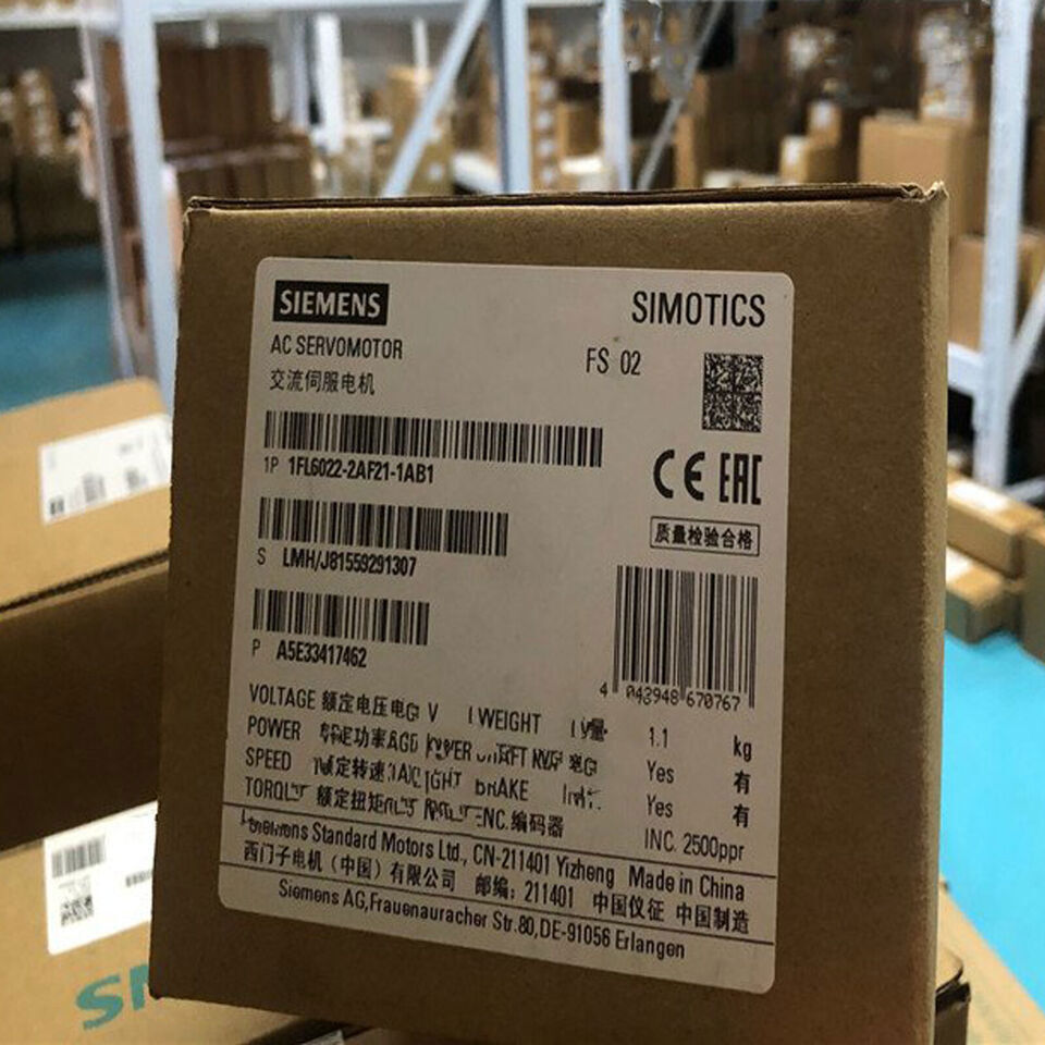 new 1PC Siemens 1FL6022-2AF21-1AB1 Servo Motor In Box ping